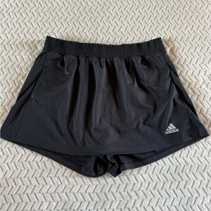 Adidas Black Athletic Skort/Shorts
